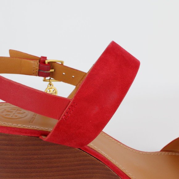 NEW Tory Burch Mini Benton Wedged Sandals–Workwear to Weekend /Wedding or Brunch - Picture 10 of 15
